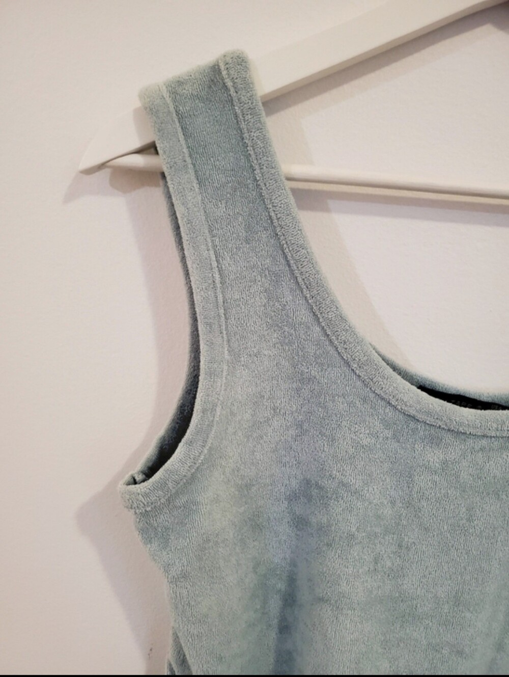 Sage Blue Terry Cloth Top - NWT - Picture 3 of 6